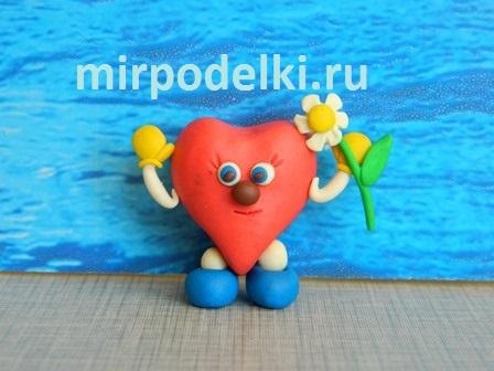 Поделка из пластилина