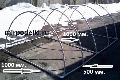 Как сделать парник из пластиковых труб.